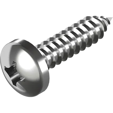 Gängpressande skruv kullrig skalle